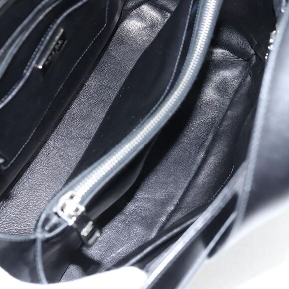 Prada Black Leather Handbag (Pre-Owned) - Picture 11 of 16